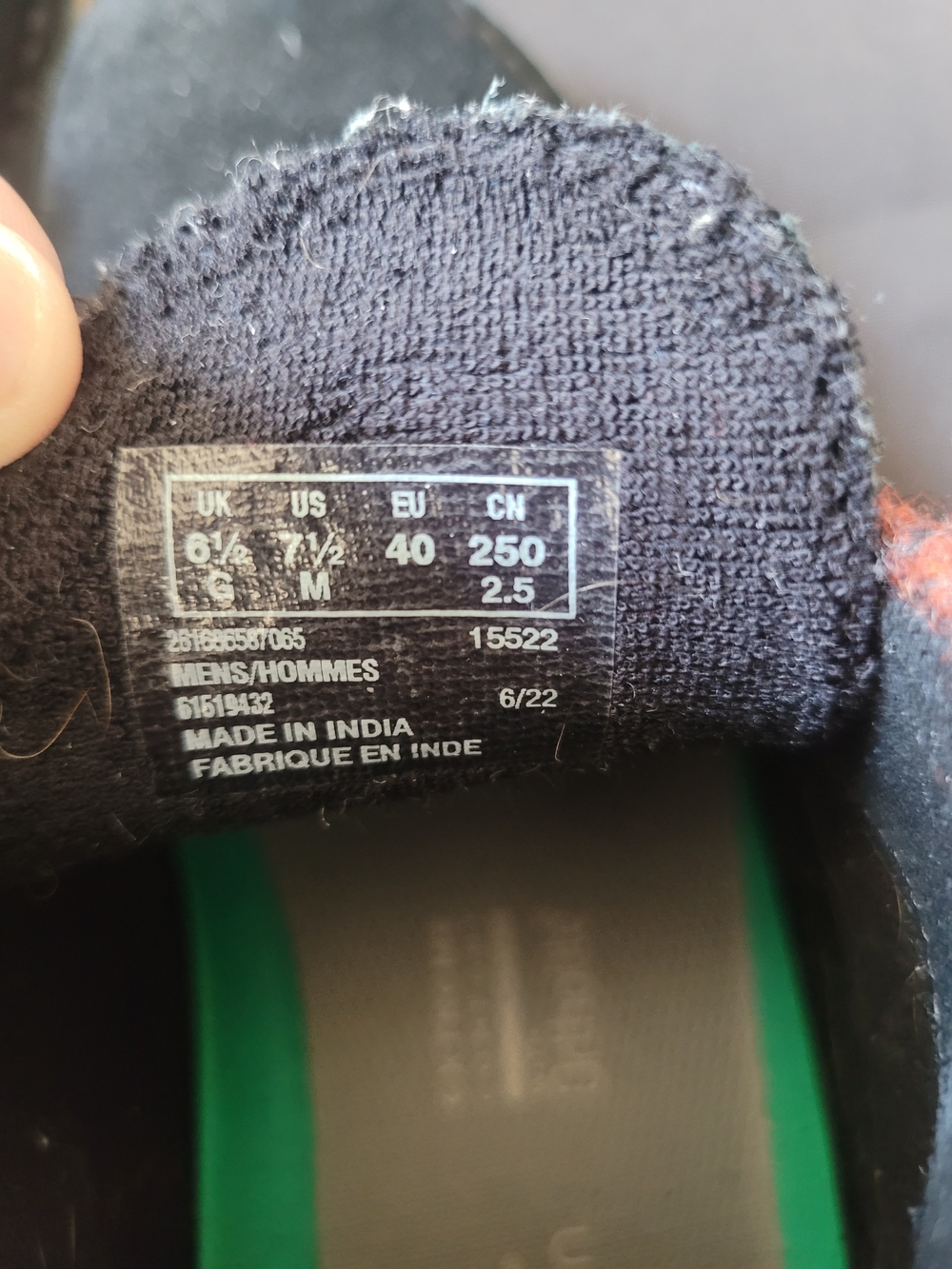 Clarks Black Suede Chukka Boots with Brown Accent - Picture 5 of 6